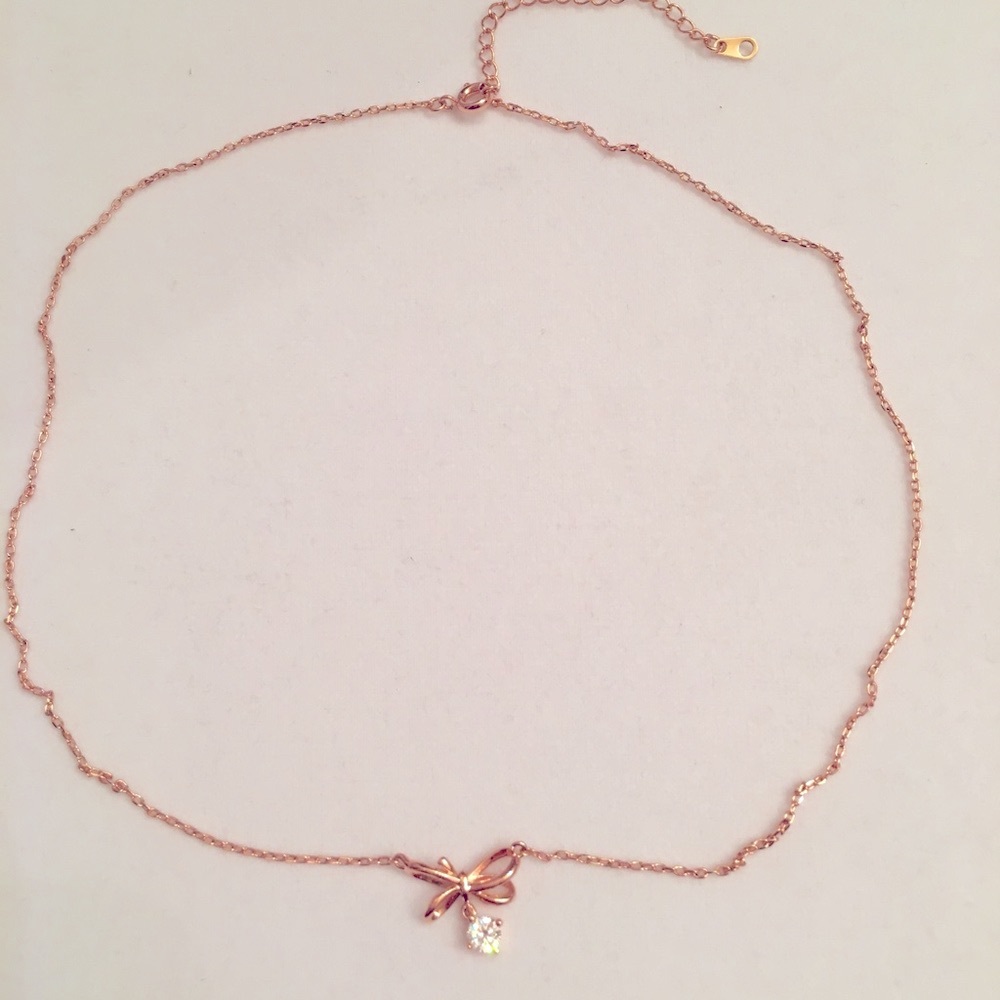 18kt Rose gold plated choker/necklace. Brand New. - Picture 3 of 6